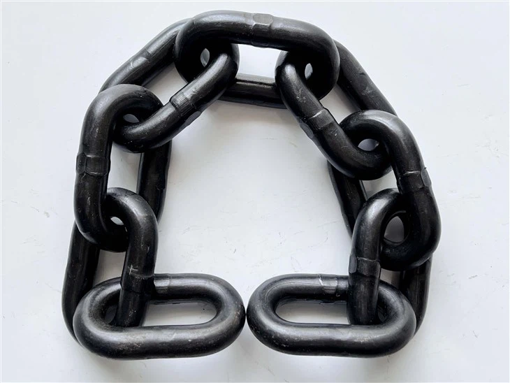 DIN22252 Mine Chain Fabrication 18X64 kalibré Hoist Chain Mining Chain